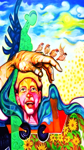 Title- Dawn of Delight: A Village Awakening & Artist Name- Manik Das (@manikvisual)